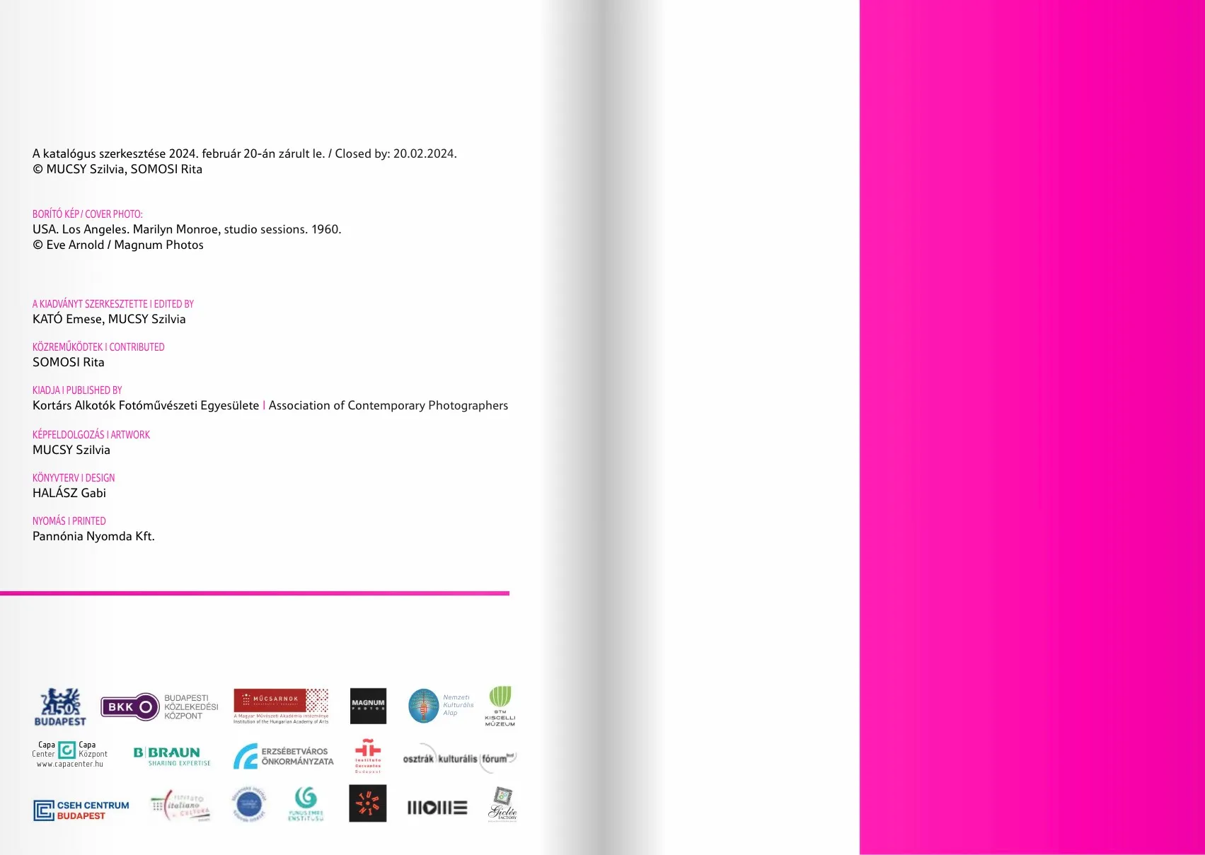 bpf catalogue — page spread 62