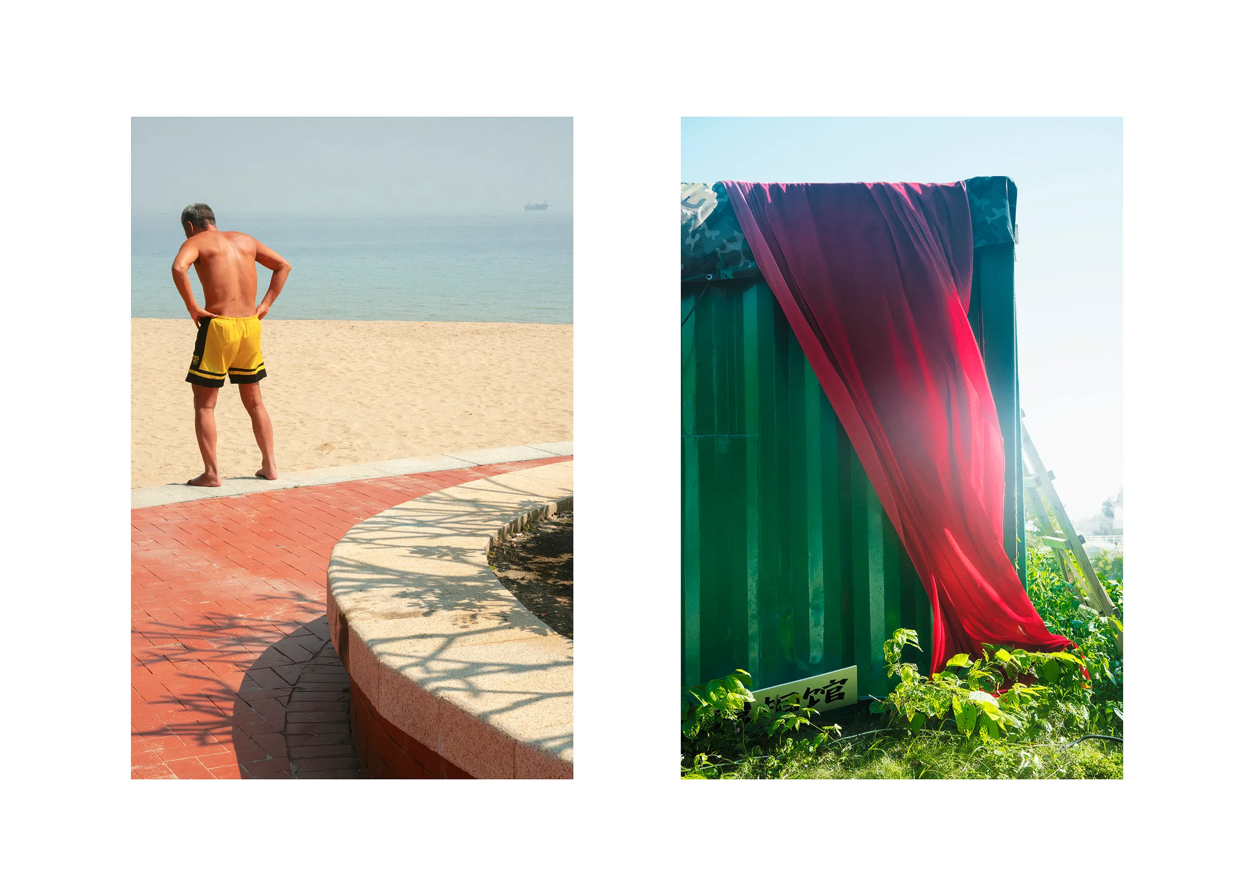 Citramarine — tropical light in Xiamen, photograph by Andras Ikladi, 2021