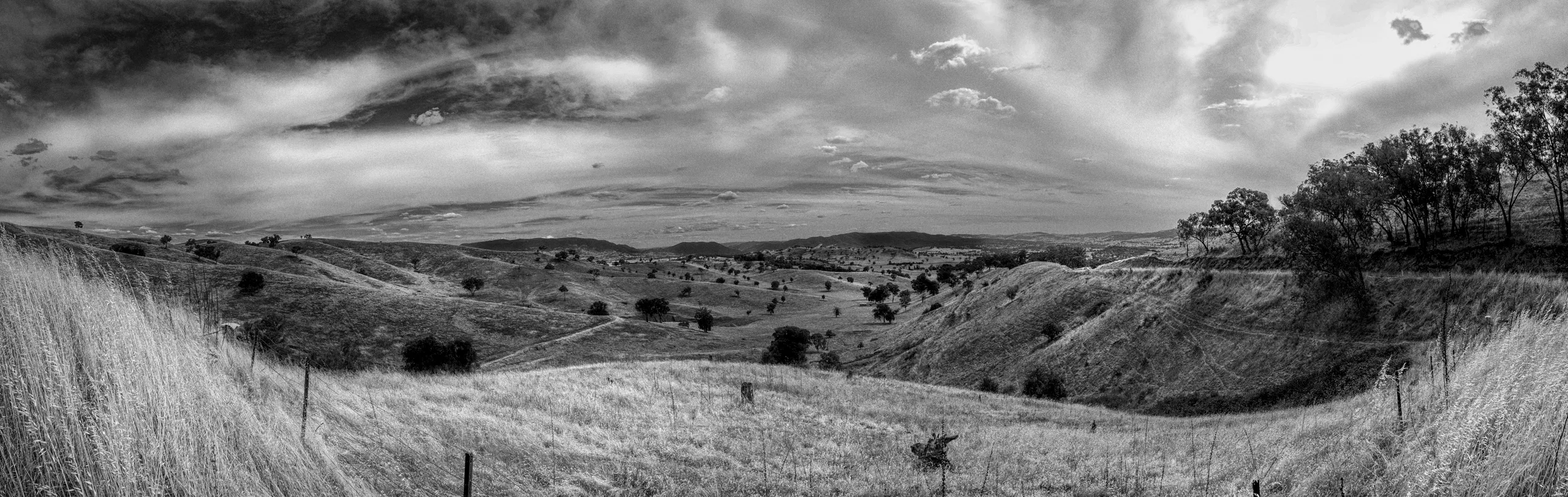 Crows Nest — panoramic horizon, photograph by Andras Ikladi
