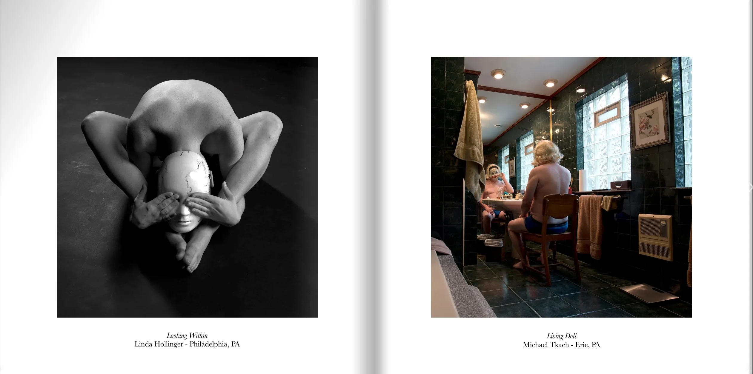 Masks catalogue — page spread 8