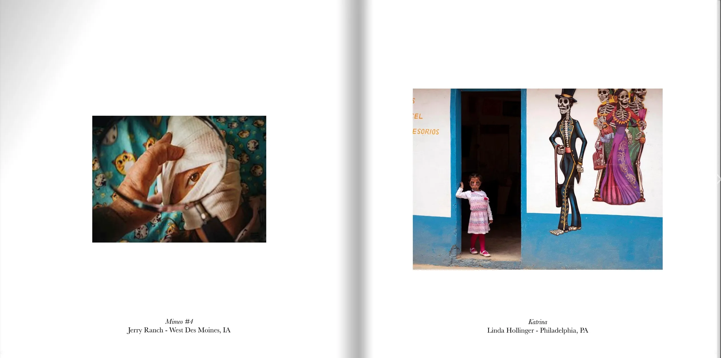 Masks catalogue — page spread 9