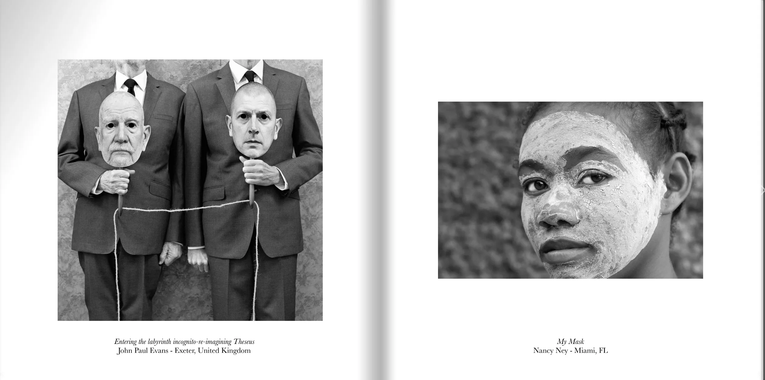 Masks catalogue — page spread 14