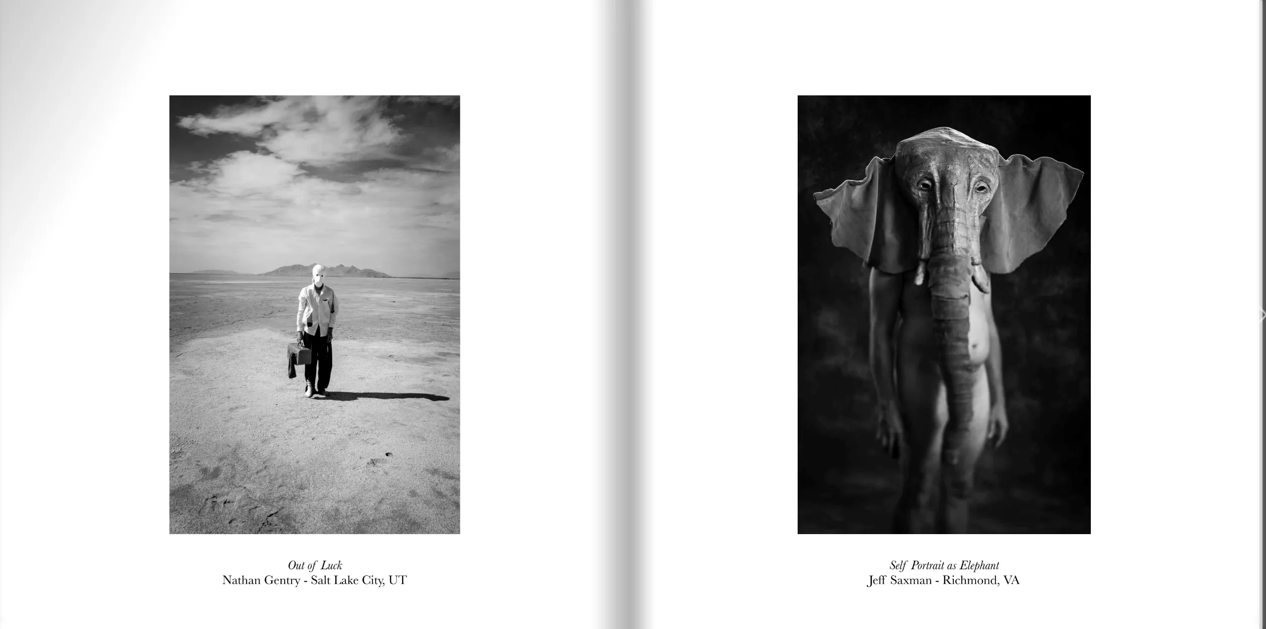 Masks catalogue — page spread 17