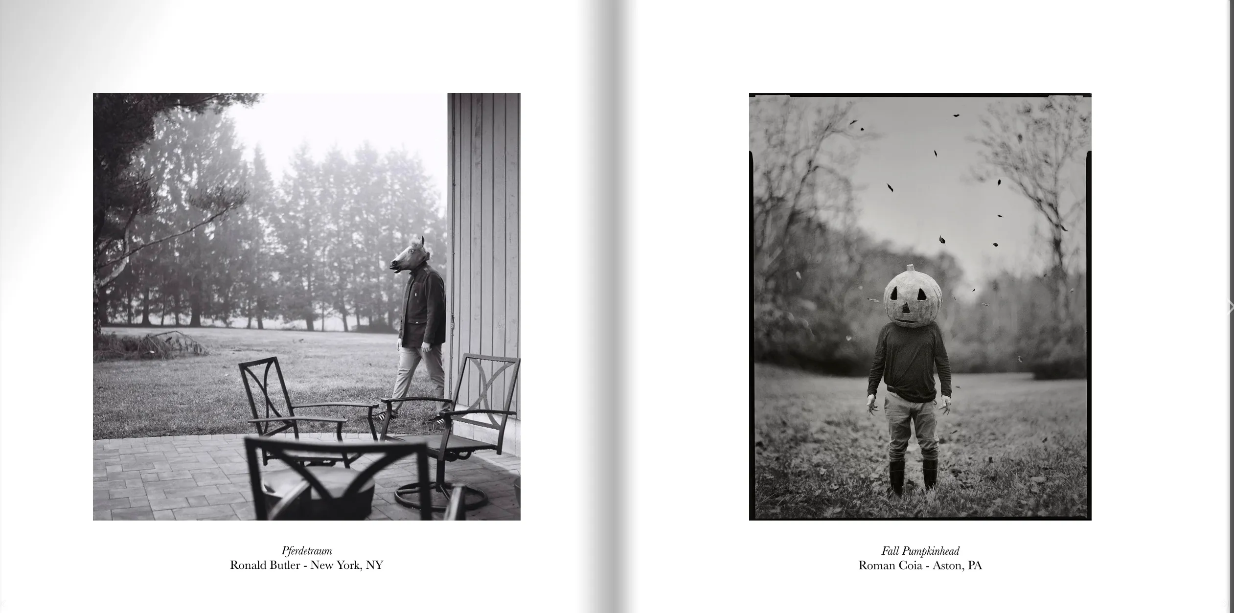 Masks catalogue — page spread 19