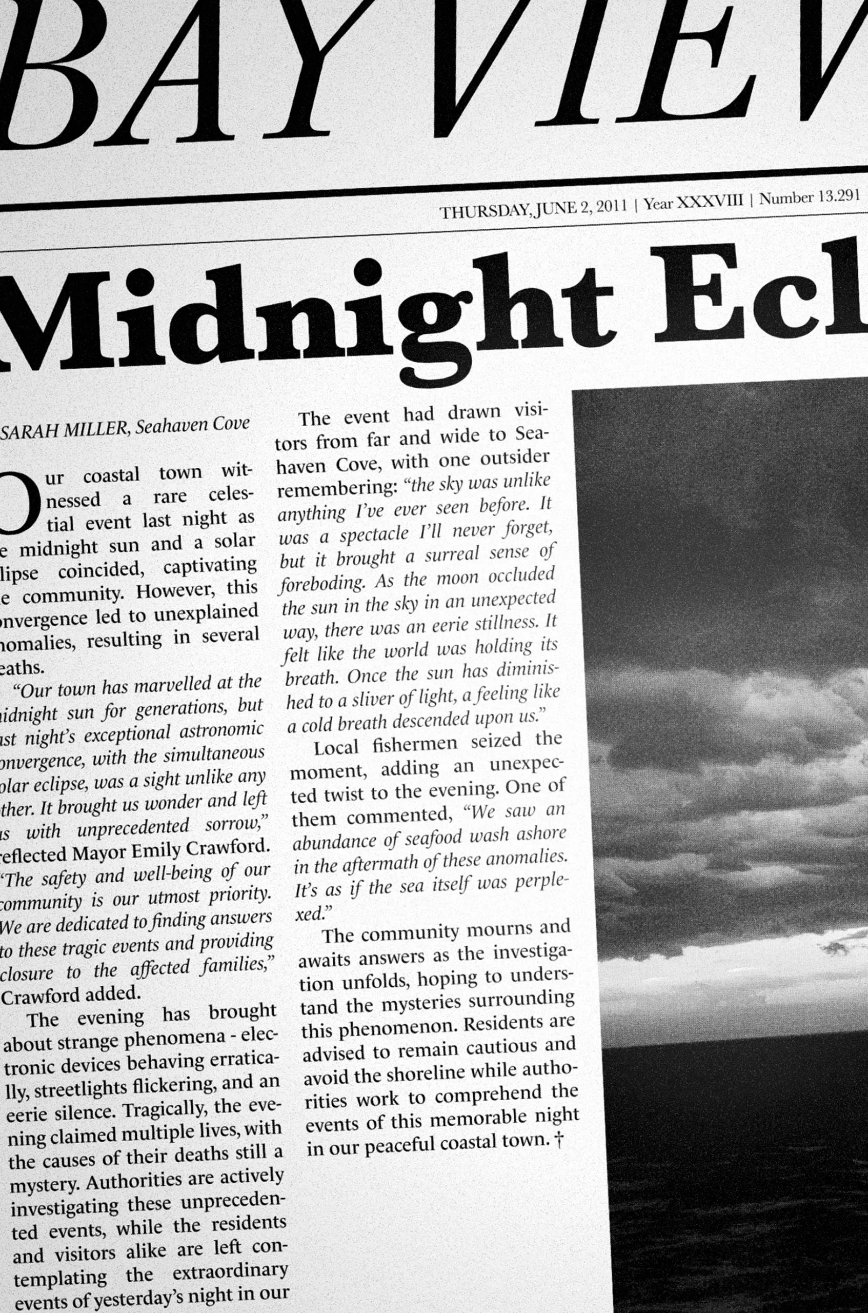 Midnight Eclipse — photograph by Andras Ikladi, 2021