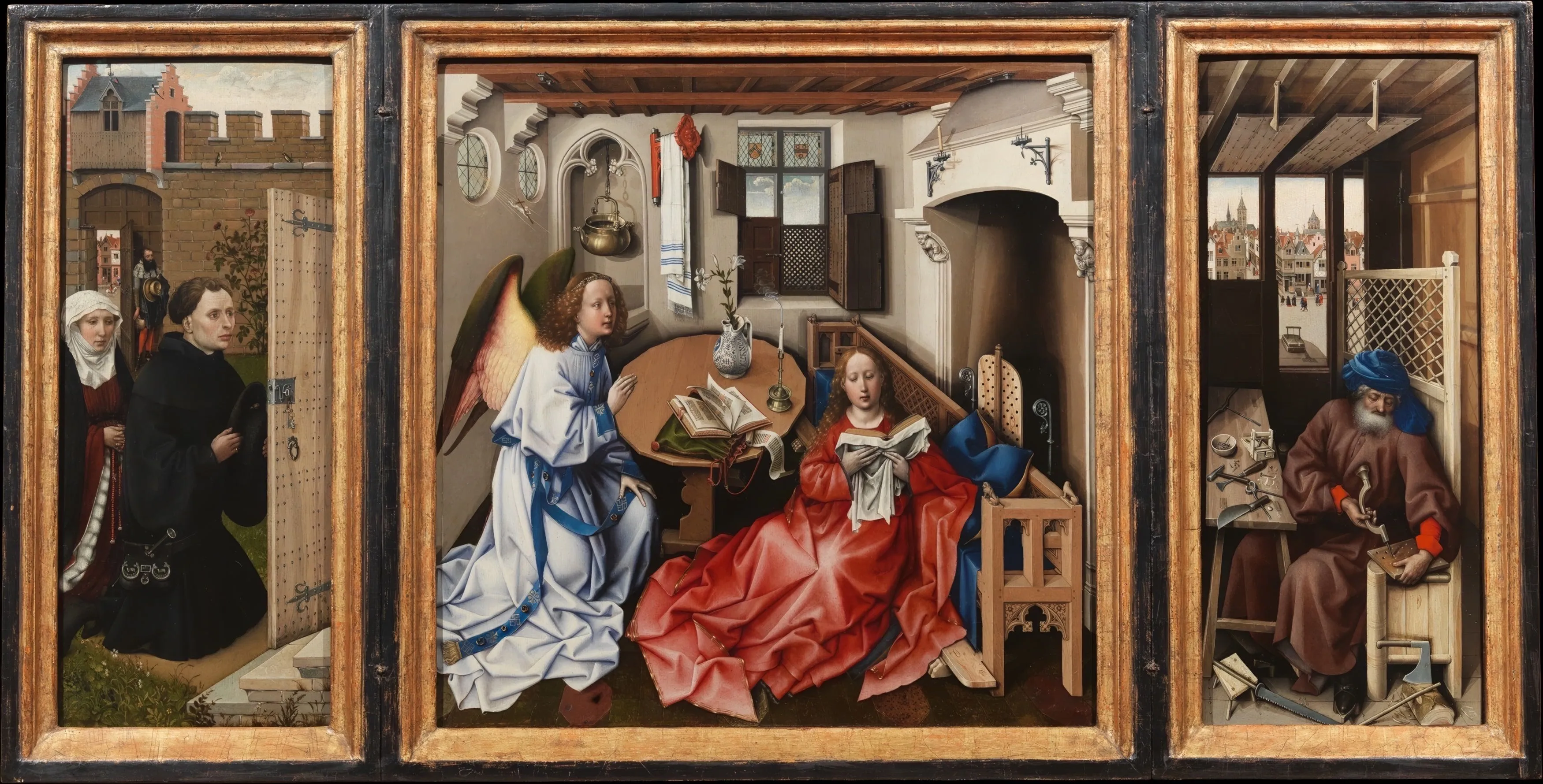 Robert Campin Mérode Altarpiece, c. 1427-32