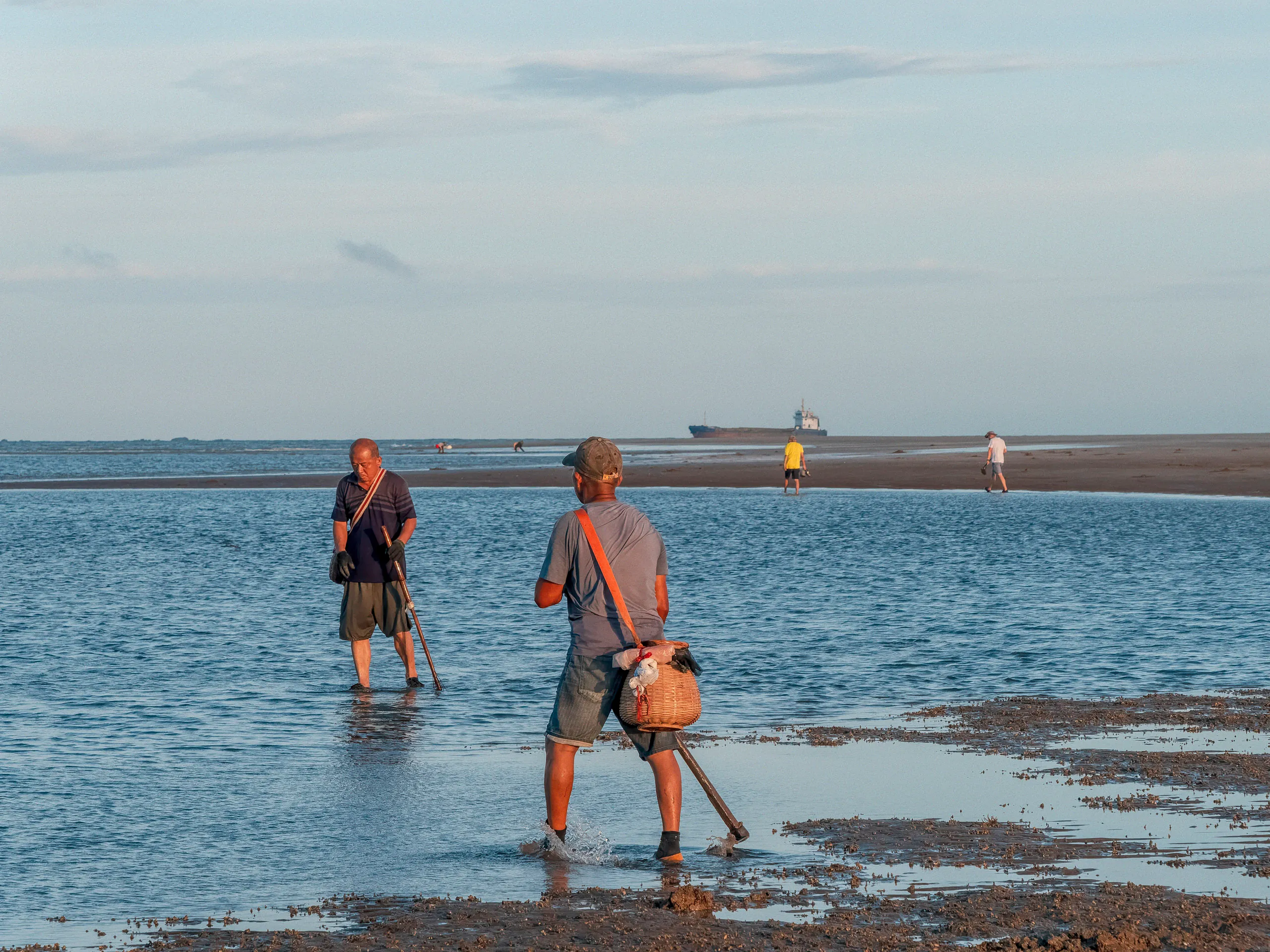 The Strip: On Temporary Grounds — tidal flats in Xiamen, photograph by Andras Ikladi