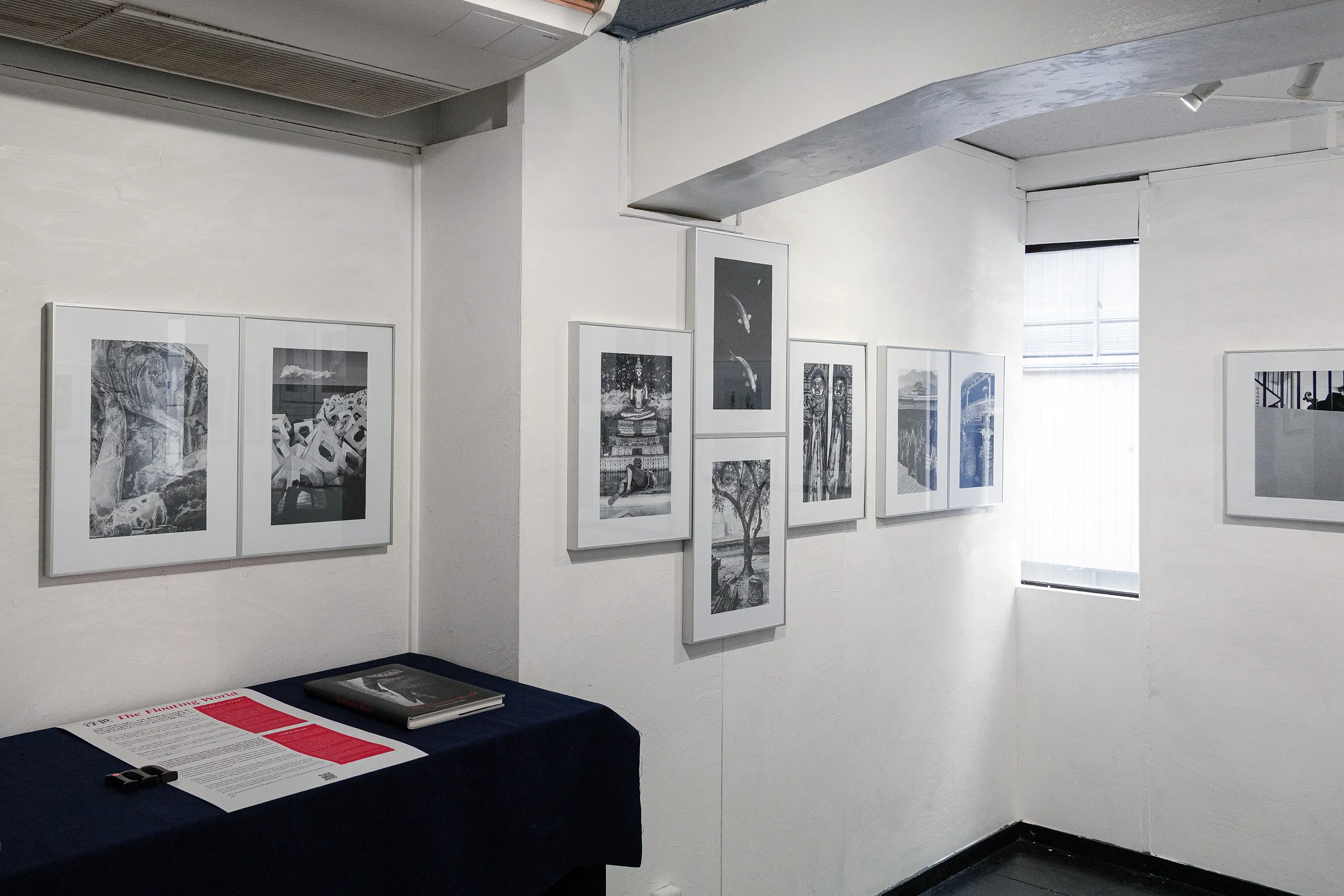 The Floating World — installation view at Place M Gallery, Tokyo, February 2026